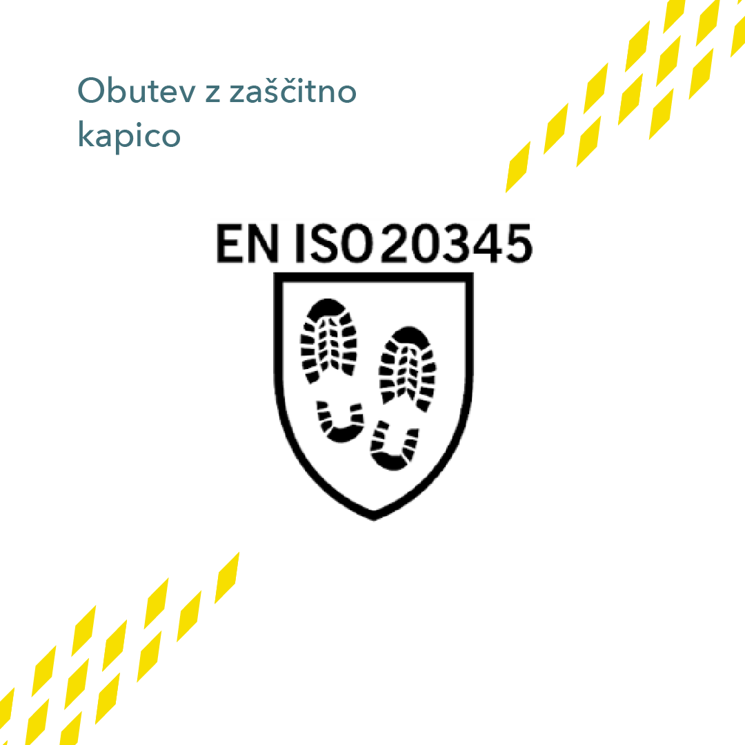 European standard EN ISO 20345 for footwear with protective cap