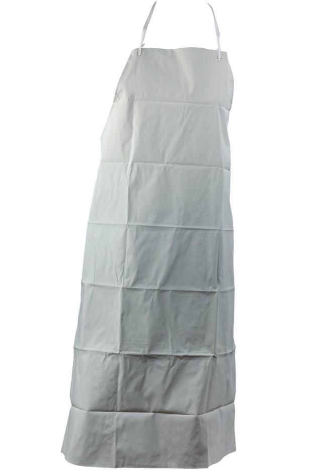PVC apron, BLANC, white, 120 x 90 cm - Pharsol Protect - Delovna oprema