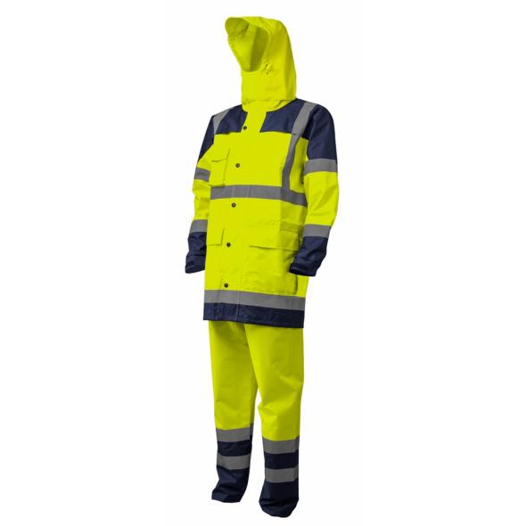 Signalizirajuće Hi-viz kišno odijelo HYDRA žuto-plavo