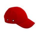 Šilt kapa s zaštitom crvena