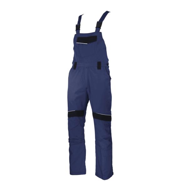 Delovne farmer hlače z naramnicami GREENLAND modre