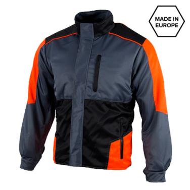 Delovna jakna za zaščito proti vrezninam HEWER, siva