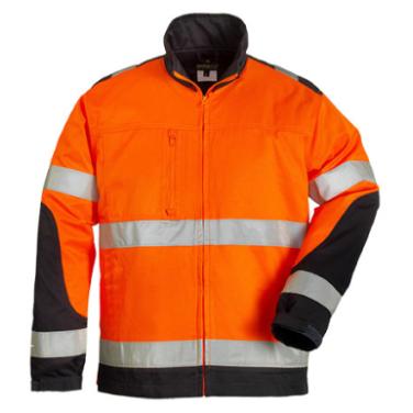Odsevna varnostna jakna Hi-viz PATROL, oranžno-modra