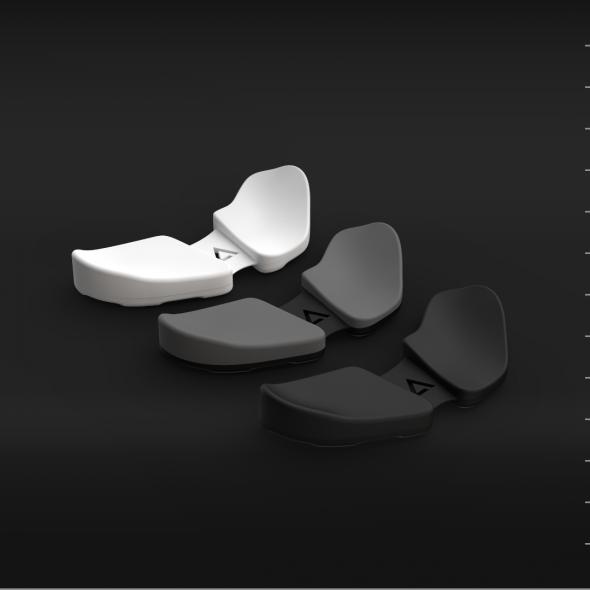 Carpio, ergonomski podstavek za zapestje, leva verzija