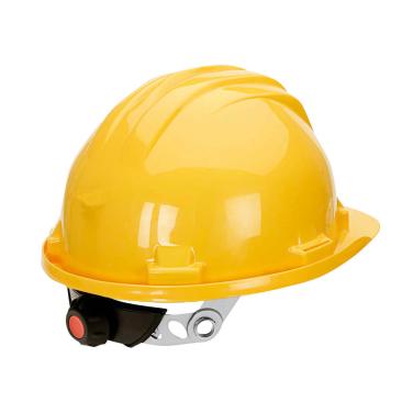 Čelada za električarje s koleščkom za prilagoditev velikosti 5RG, rumena