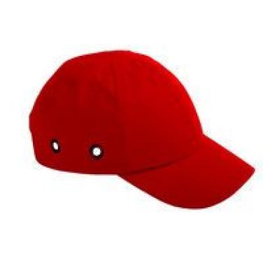 Kapa s ščitnikom rdeča