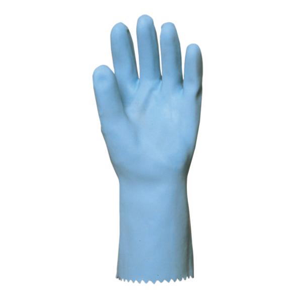 Lateks rokavice 30 cm, modre