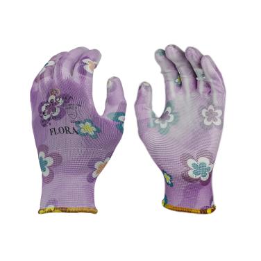 Vrtne rokavice FLORA rožnate, vel. 8