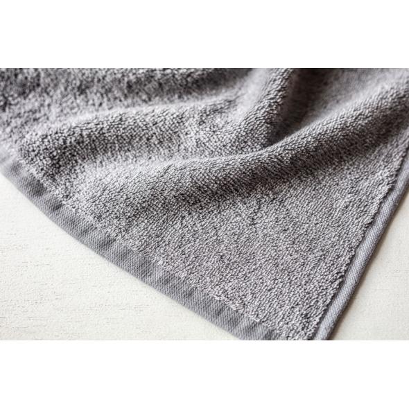 Towel, dark grey, 50x100